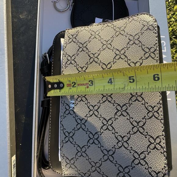 Nine West Navidad Granite Logo Mini handbag with & small wallet New Boxed Set - Picture 6 of 9